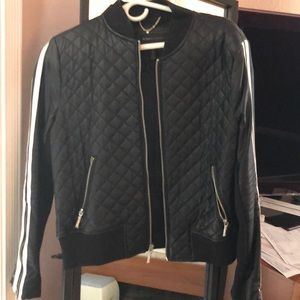 Faux leather Bombers jacket
